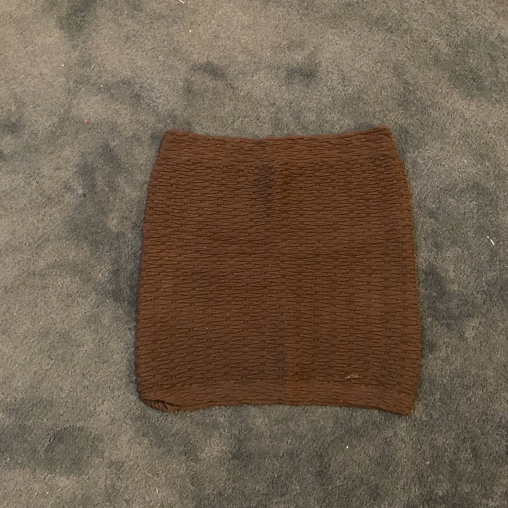 Brown short guess skirt